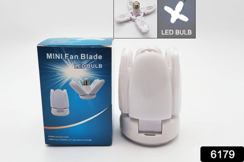 6179 Fan Blade Led Bulb 28v Foldable Led Blade Fan Bulb ( 1 Pc )